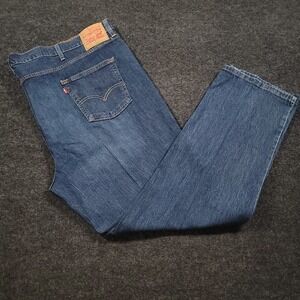 Levi's Men's 541‎ Athletic Taper All Seasons Jeans 52x32 Big &Tall Blue Stretch